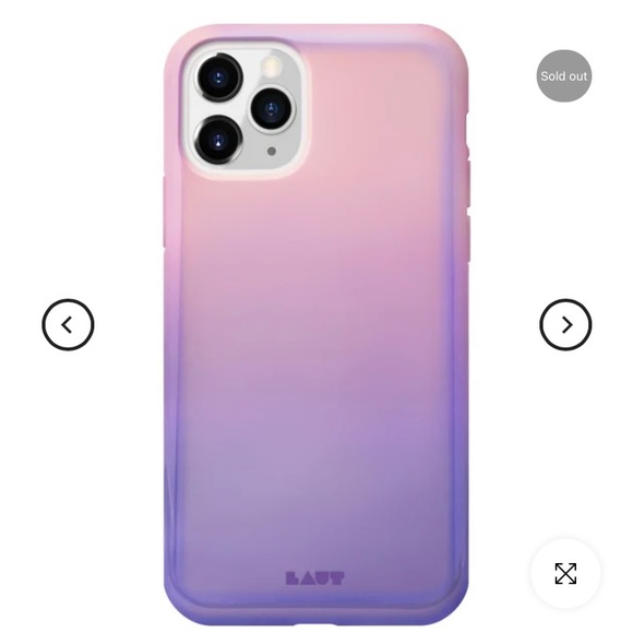 NEW LAUT Heux Fades iPhone 11 Pro Case Lilac Shock Resistant Ombré Pink Purple - Picture 4 of 7